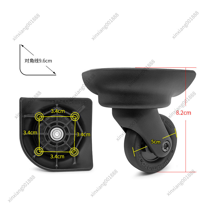 Silent Replacement Luggage Wheels - Kółka zamienne do walizek Samsonite LT20-1N