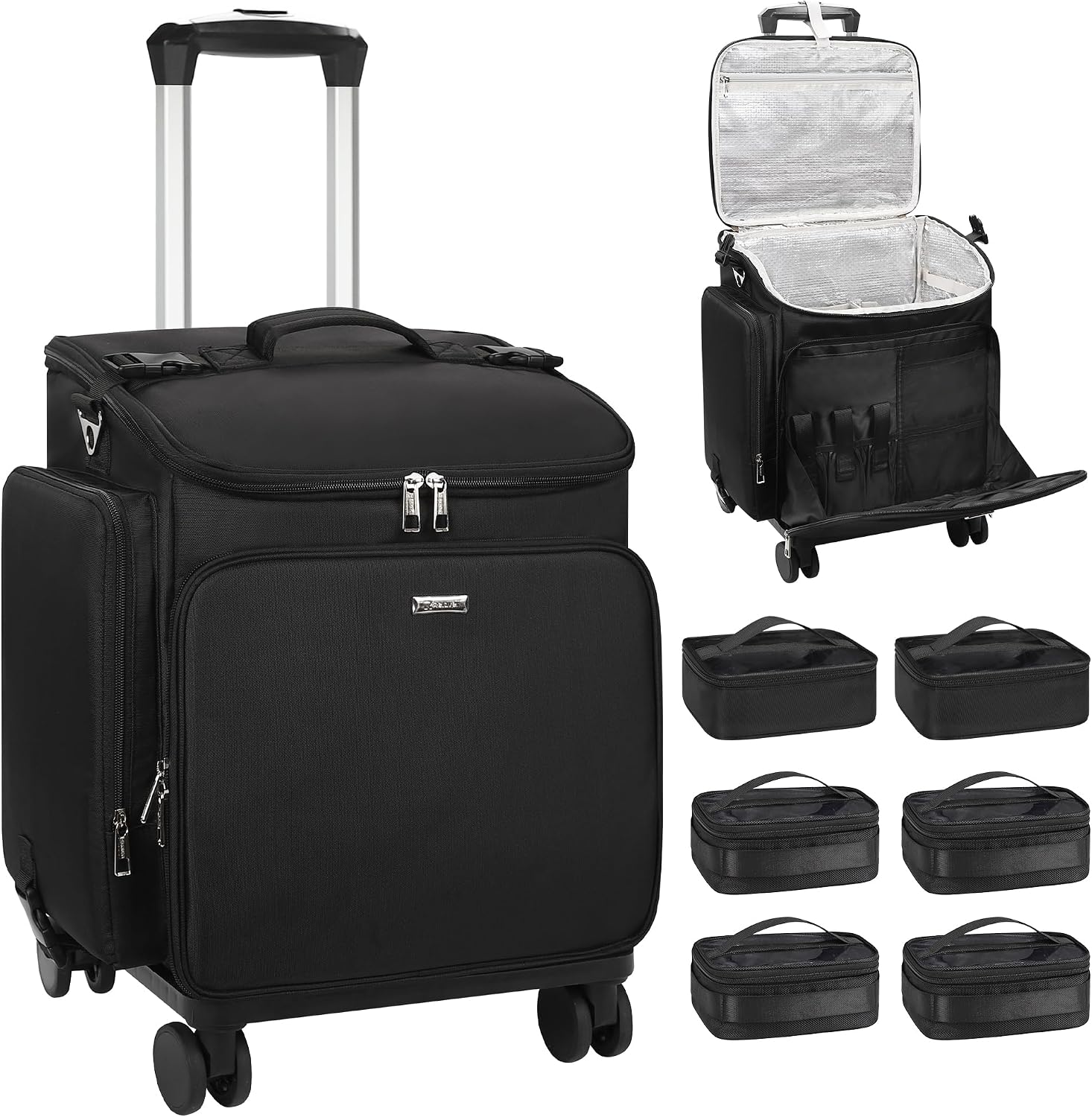 Travel Bags - Profesjonalny kuferek na kółkach do makijażu