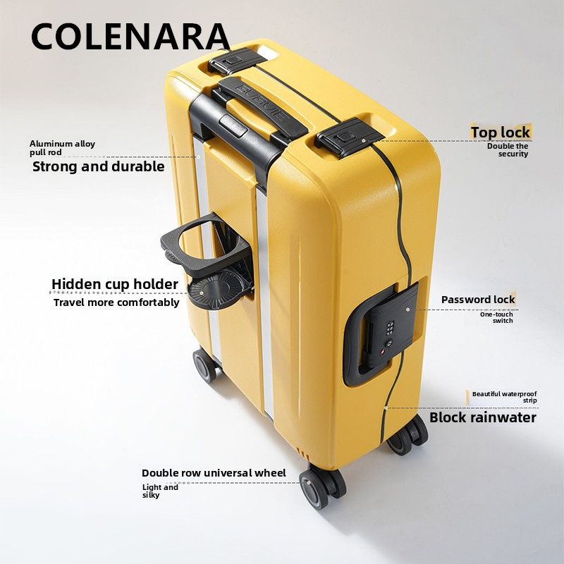 Spinner Wheel Rolling Suitcase 20 Inch - Walizka podróżna COLENARA 20/24/28/32 cale, walizka