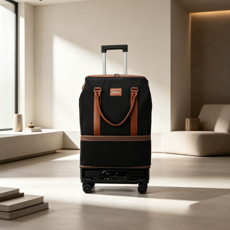 Foldable Rolling Luggage Bag - Składana torba podróżna na kółkach, lekka