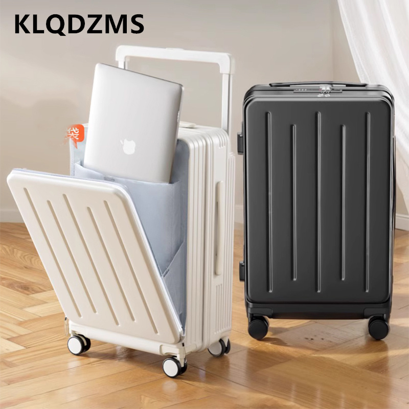 Front Opening Laptop Luggage 24 Inch - Walizka KLQDZMS wysokiej jakości z przednim