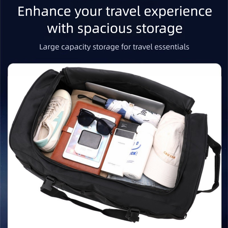Foldable Rolling Luggage Bag - Wytrzymała, składana, wodoodporna torba podróżna na