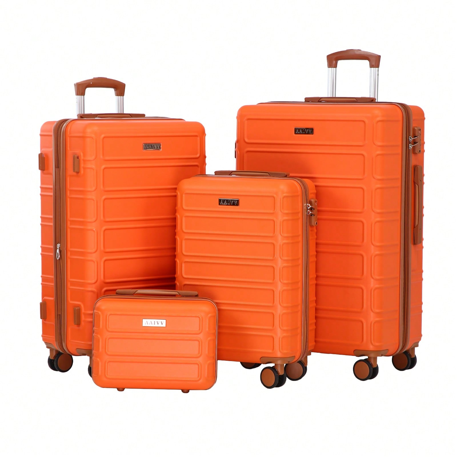 Expandable Hard Shell Luggage Set - Zestaw walizek ABS 4-w-1 z możliwością
