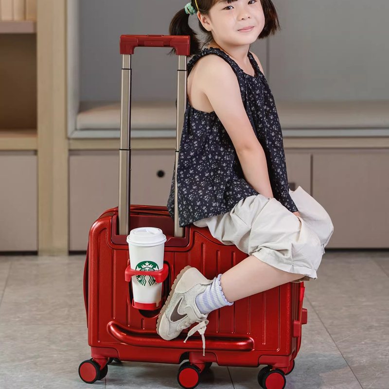 Spinner Wheel Rolling Suitcase 20 Inch - Najnowszy model walizki dziecięcej do siedzenia