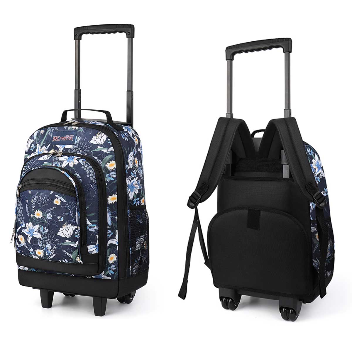 Foldable Rolling Luggage Bag - 20 Cal plecaków toczących się dla