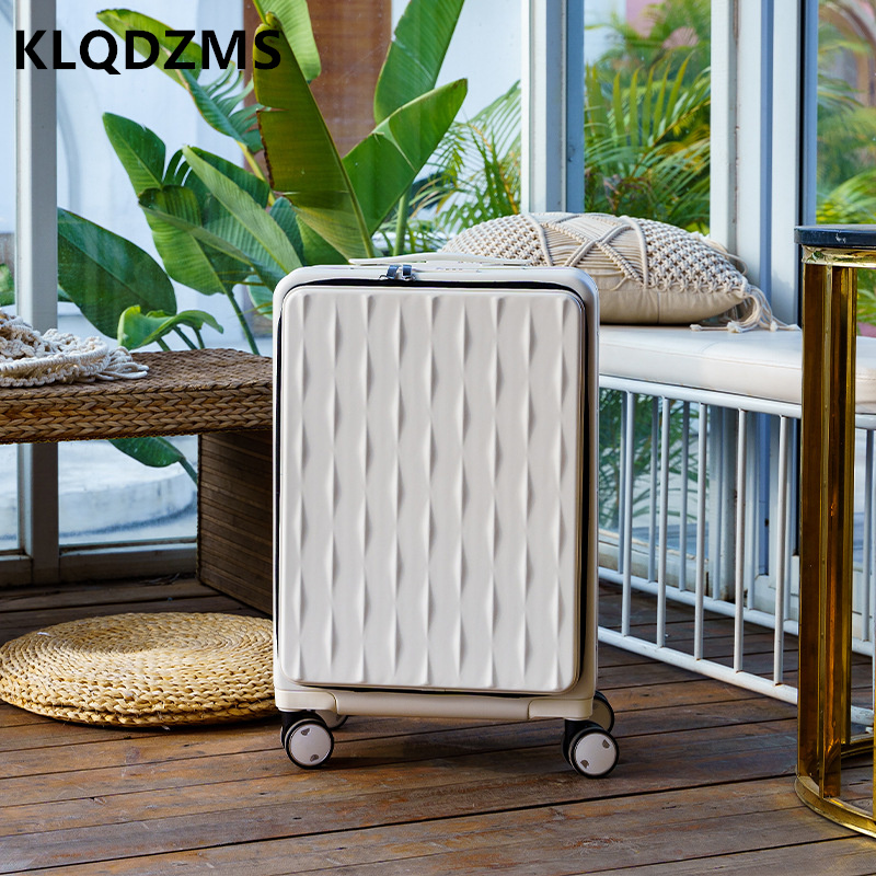 Front Opening Laptop Luggage 24 Inch - KLQDZMS bagaż podróżny otwierany z przodu