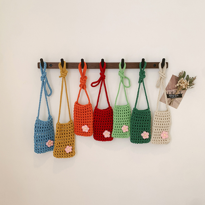 Handbags - 1 szt. Nowa ażurowa dziergana torba