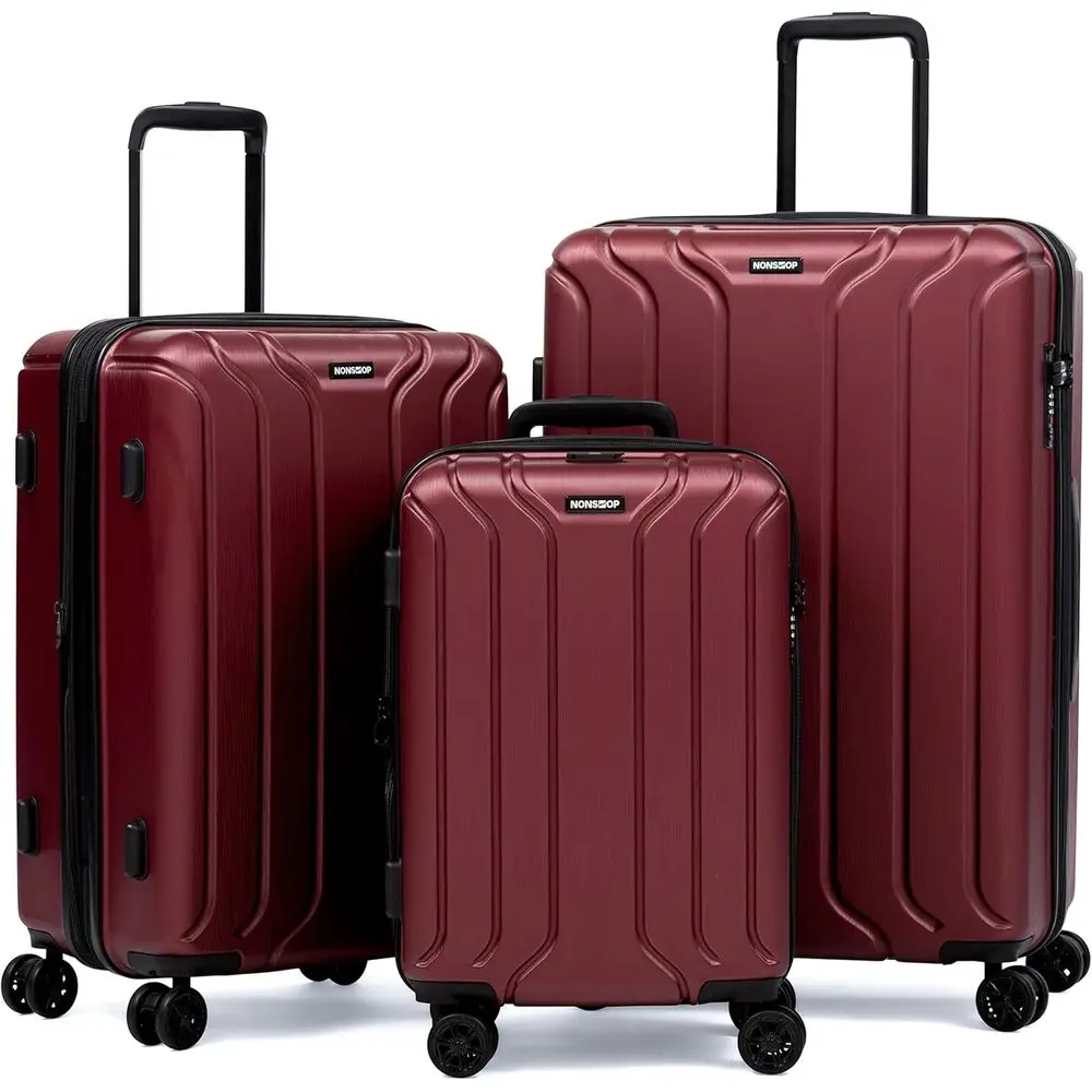 Expandable Hard Shell Luggage Set - Zestaw walizek na kółkach z twardej
