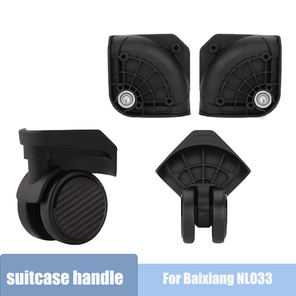 Silent Replacement Luggage Wheels - Zestaw zamiennych kółek obrotowych Baixiang NL033