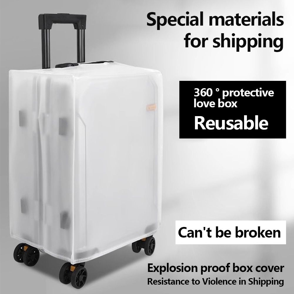 Waterproof Suitcase Cover Protector - Nowa, matowa osłona na bagaż, pyłoszczelna,