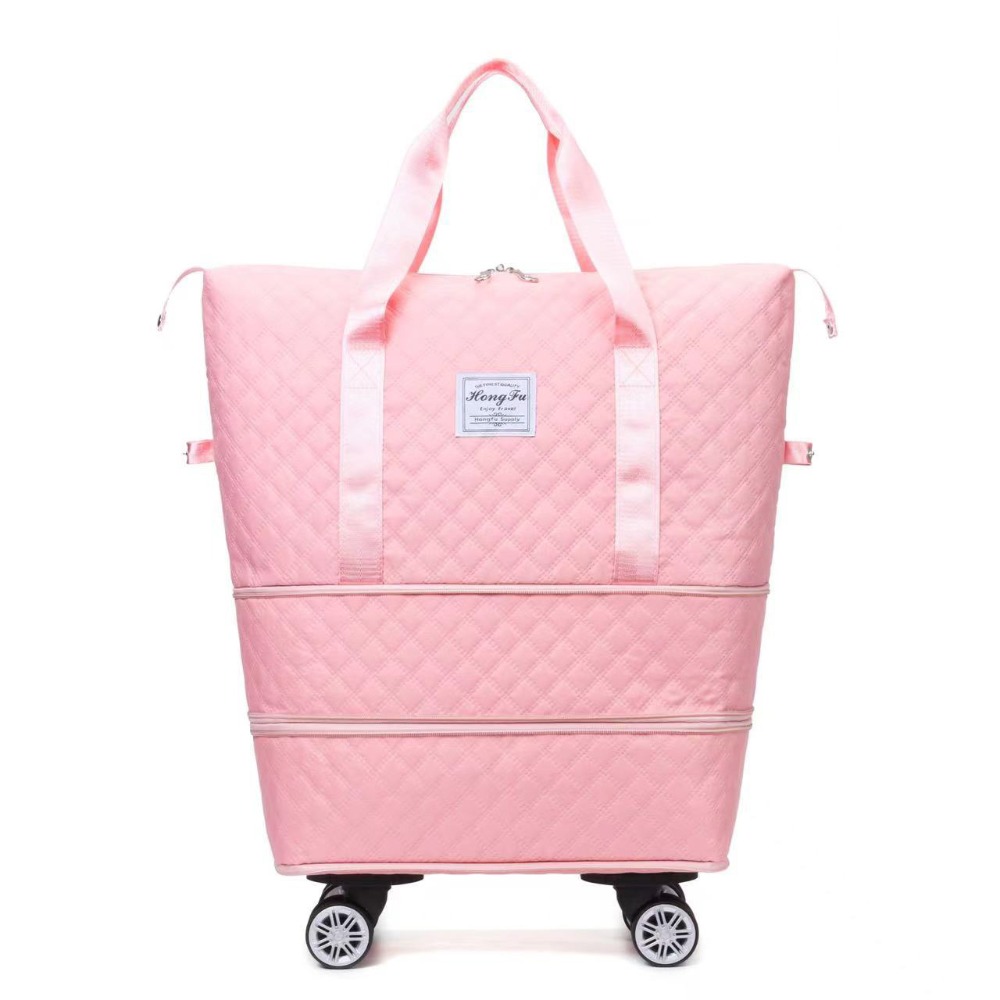 Foldable Rolling Luggage Bag - Nowa torba podróżna z tkaniny Oxford,