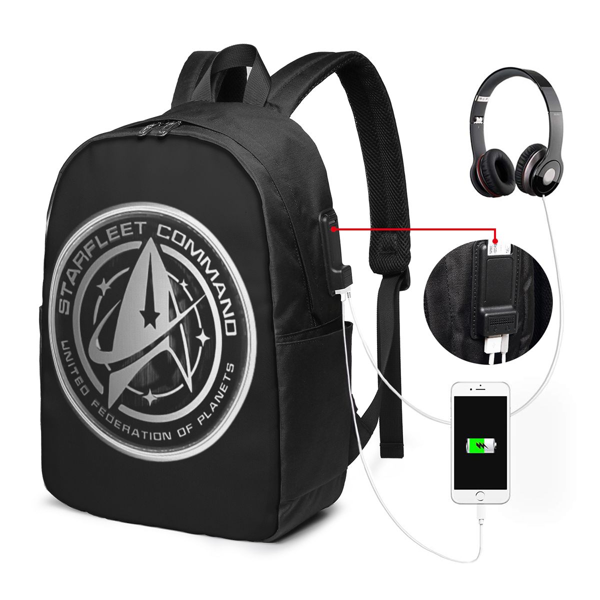Handbags - Plecak Star Trek, serial science fiction,