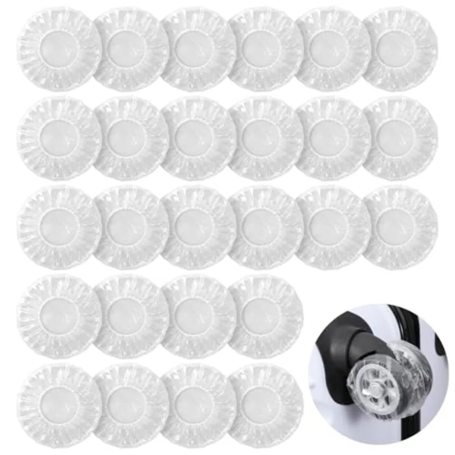 Waterproof Suitcase Cover Protector - 100 szt. Osłonek na kółka walizki,