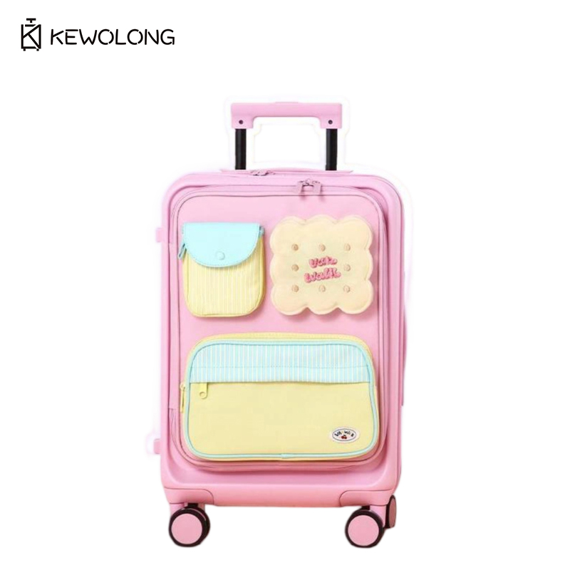 Spinner Wheel Rolling Suitcase 20 Inch - Walizka na kółkach z uroczym wzorem,