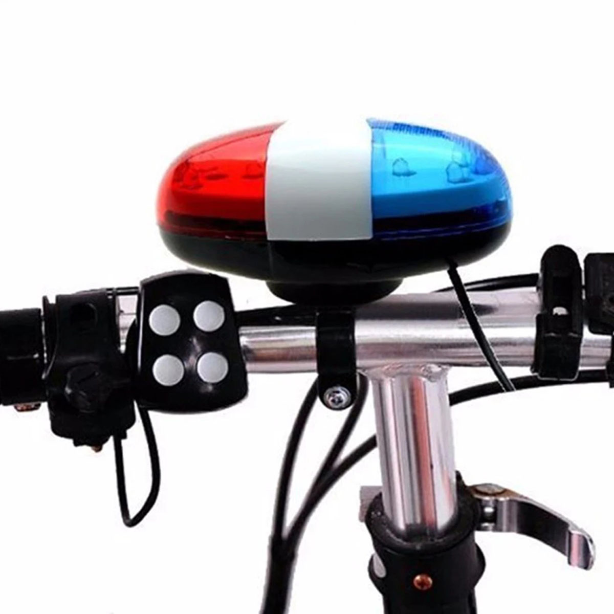 Kids Ride On Suitcase Scooter - Dzwonek rowerowy Sygnał Dźwiękowy Samochodu Policyjnego