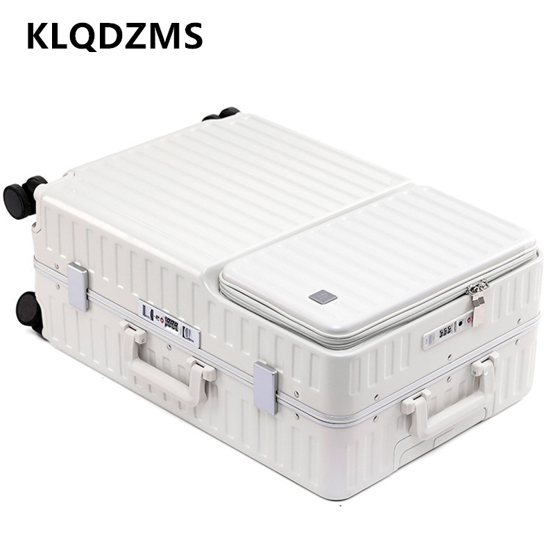 Front Opening Laptop Luggage 24 Inch - Walizka podręczna KLQDZMS z przednim otworem,