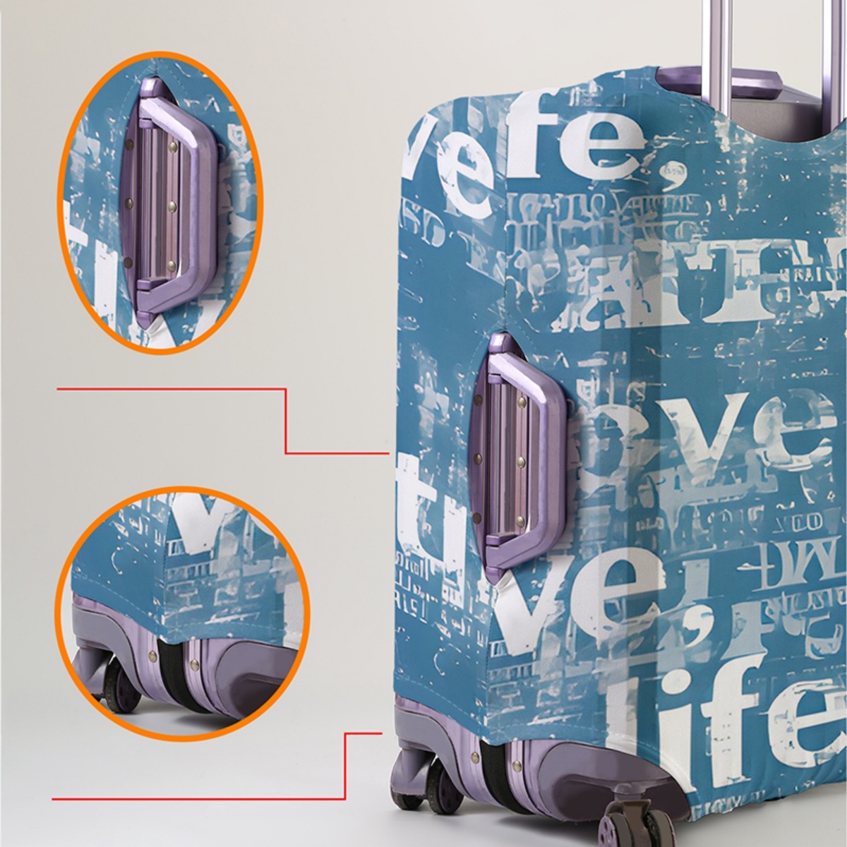 Ochraniacz na walizkę elastycz – Waterproof Suitcase Cover Protector recenzja i cena
