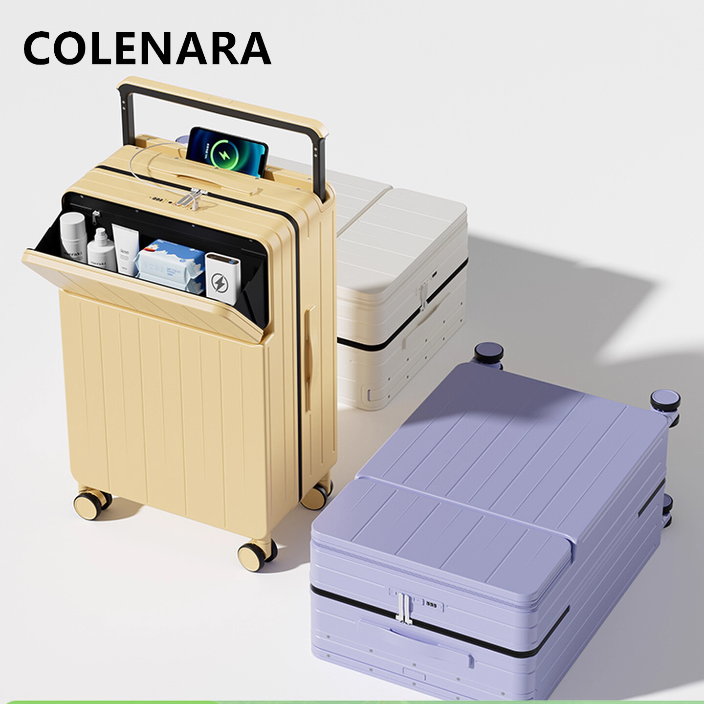 Walizka wielofunkcyjna COLENAR – Front Opening Laptop Luggage 24 Inch recenzja i cena
