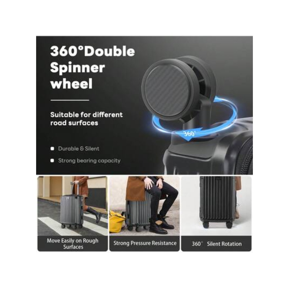 Walizka podręczna 20 cali z uc – Spinner Wheel Rolling Suitcase 20 Inch recenzja i cena