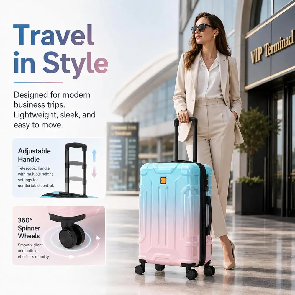 5-częściowy zestaw walizek z t – Expandable Hard Shell Luggage Set recenzja i cena