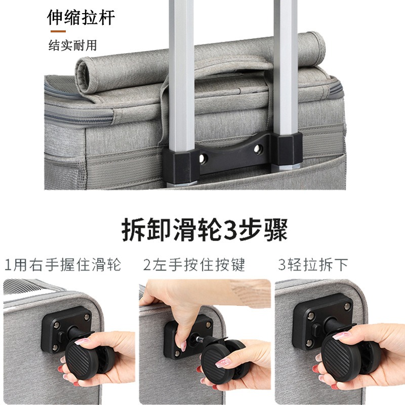 Hanbang Dwupoziomowa Torba Tra – Foldable Rolling Luggage Bag recenzja i cena
