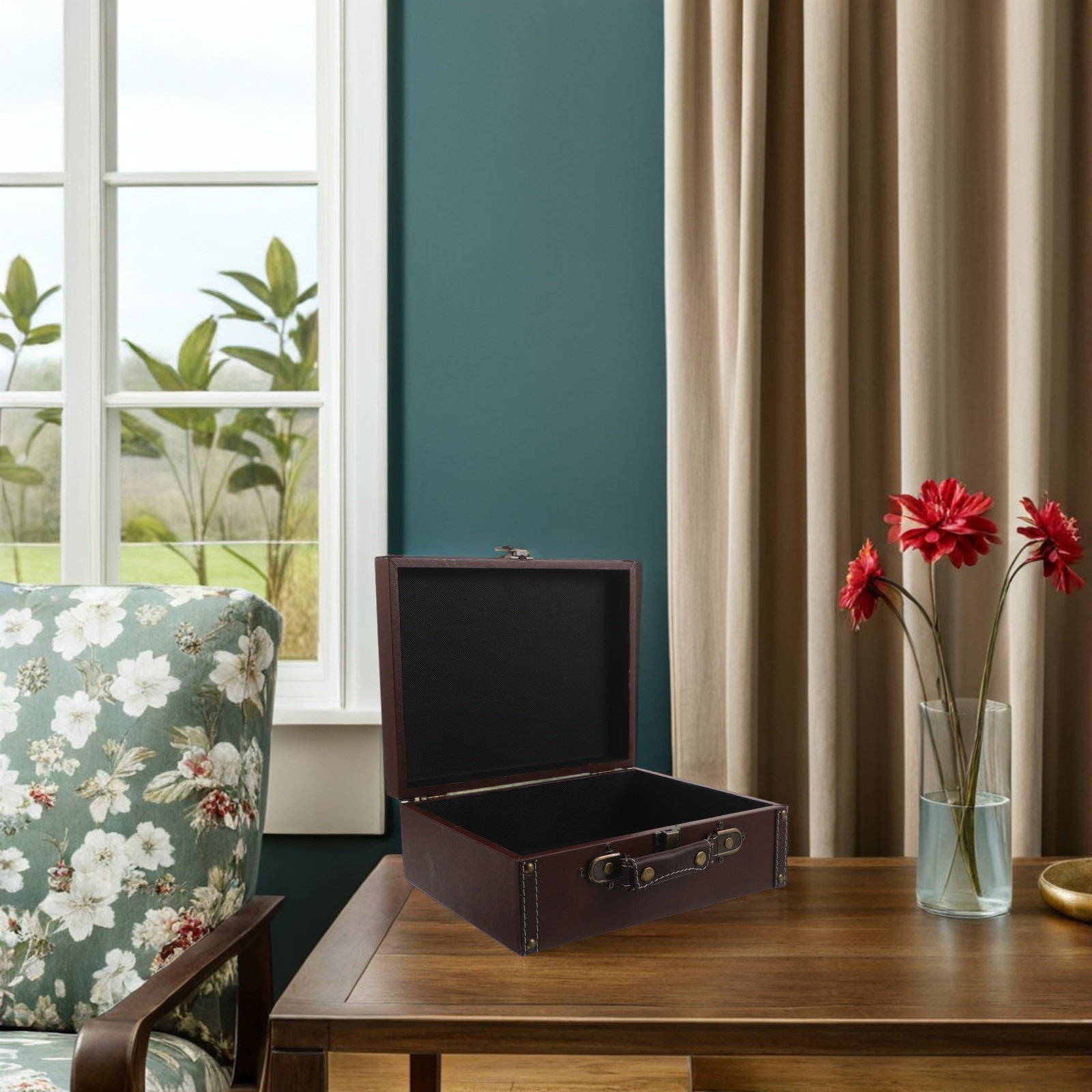 Walizka w stylu vintage, rekwi – Retro Vintage Trunk Suitcase recenzja i cena