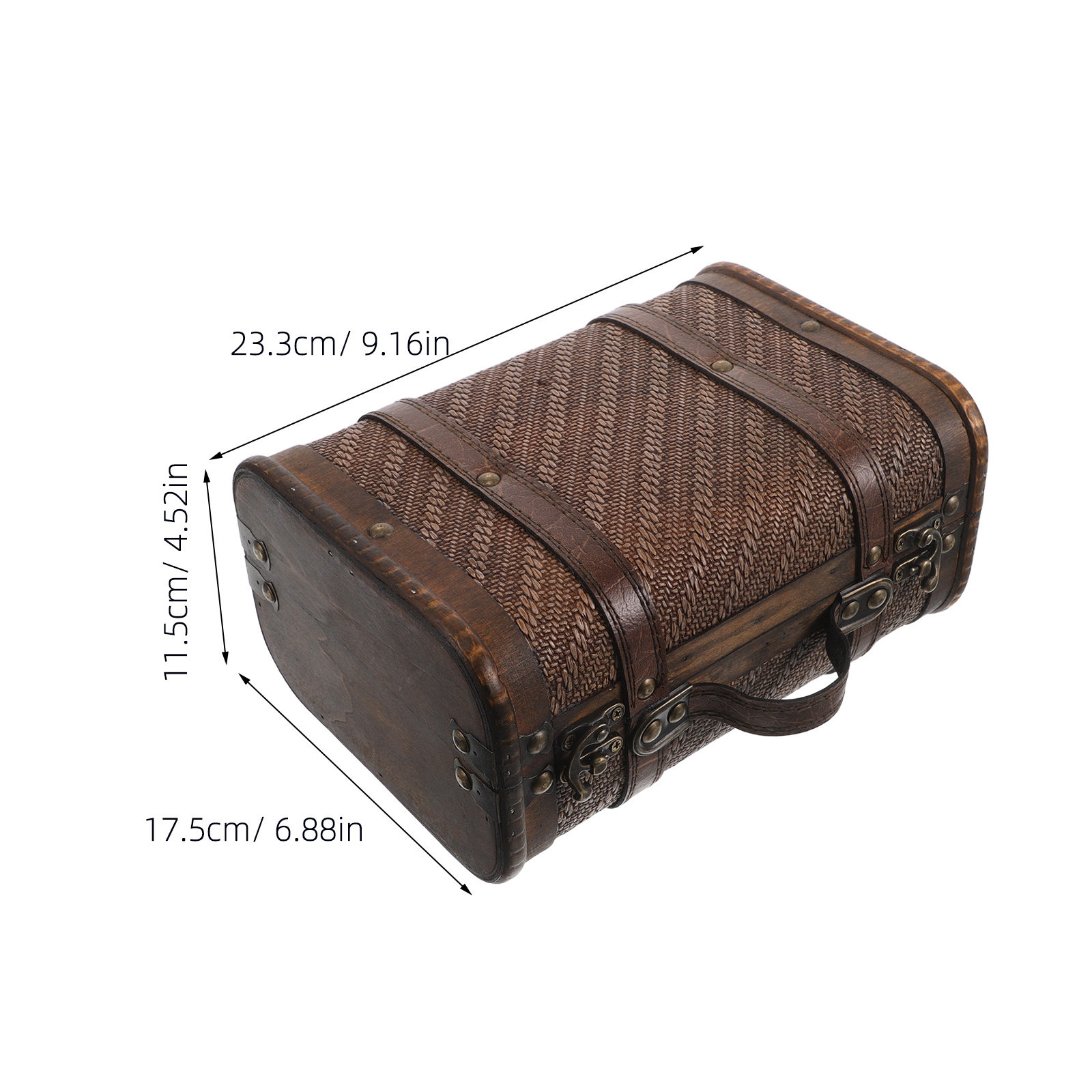 Drewniana walizka w stylu vint – Retro Vintage Trunk Suitcase recenzja i cena