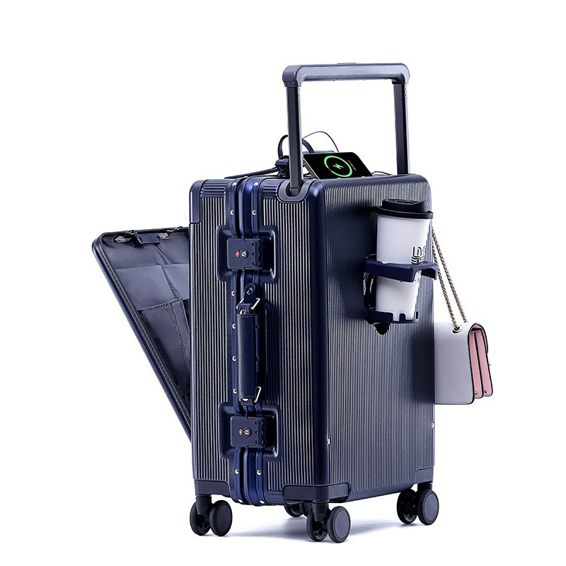 Walizka podróżna z aluminiową  – Aluminum Frame Carry On Luggage recenzja i cena
