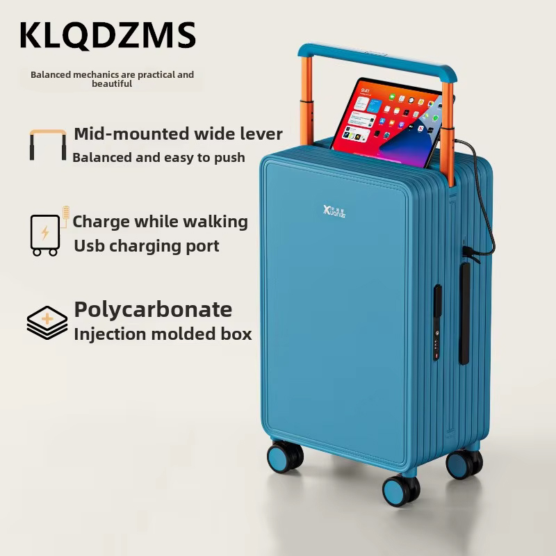 Walizka KLQDZMS ABS+PC, walizk – Spinner Wheel Rolling Suitcase 20 Inch recenzja i cena