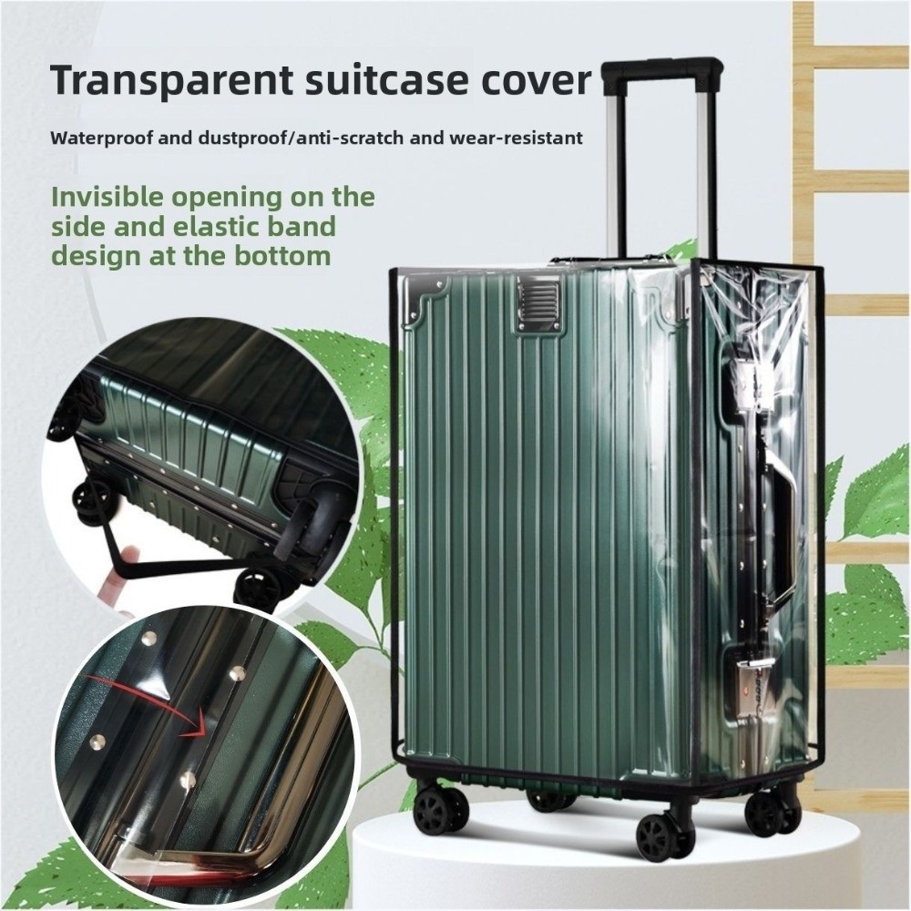 Pokrowiec na walizkę podróżną  – Luggage Protective Cover Transparent recenzja i cena