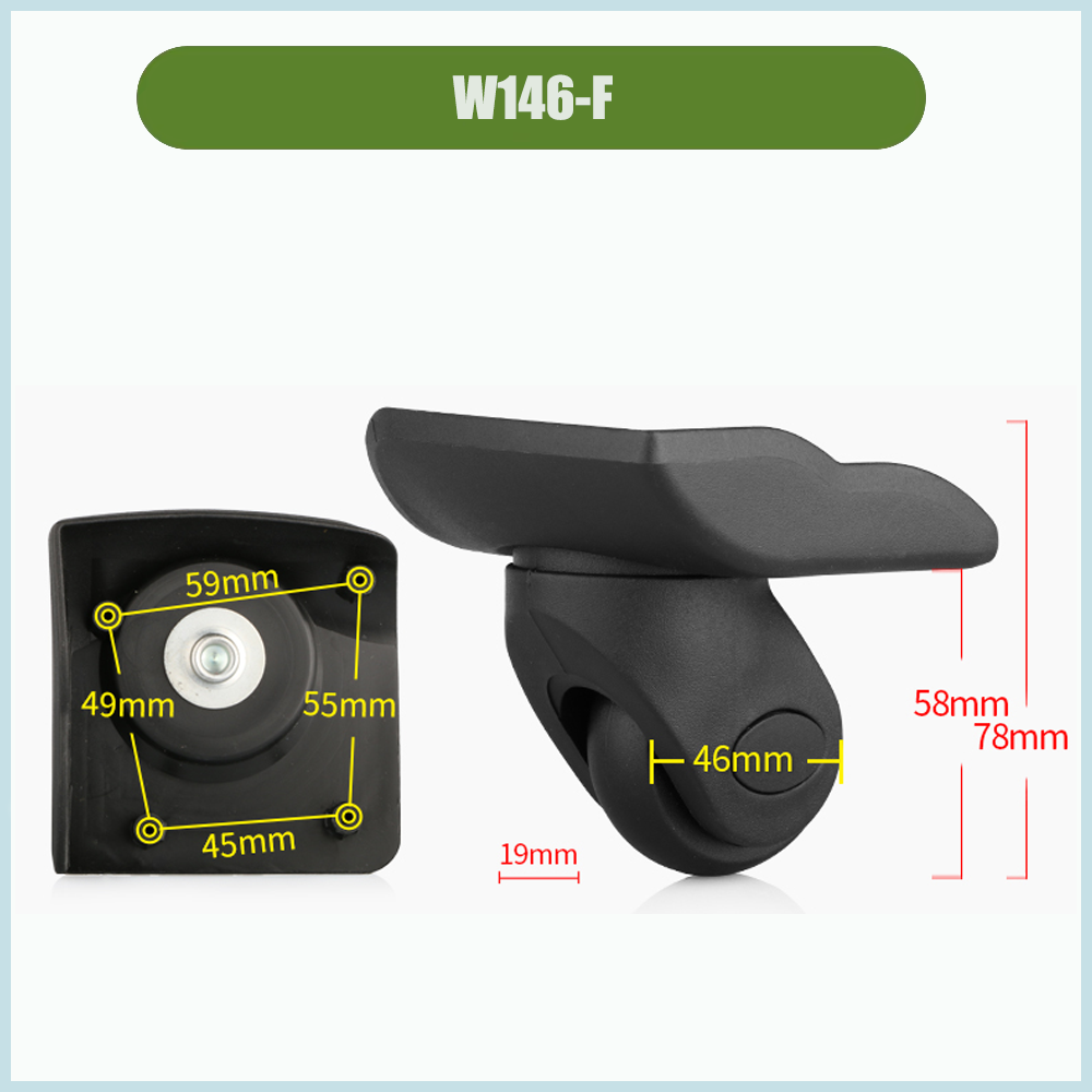 Zestaw wymiennych kółek obroto – Silent Replacement Luggage Wheels recenzja i cena