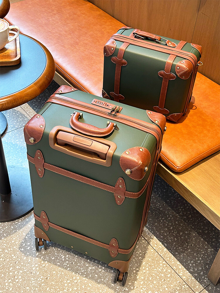 Walizka ze skóry PU w stylu vi – Retro Vintage Trunk Suitcase recenzja i cena