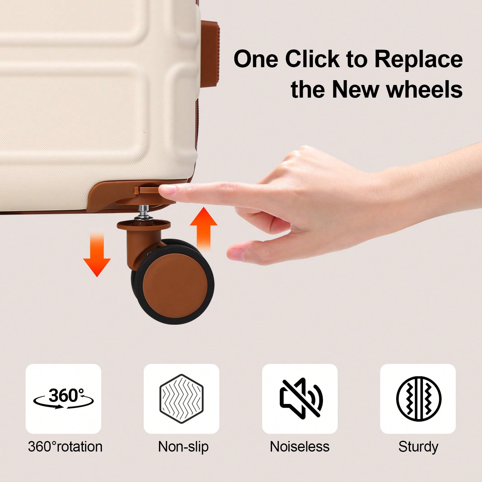 Zestaw walizek ABS 4-w-1 z moż – Expandable Hard Shell Luggage Set recenzja i cena
