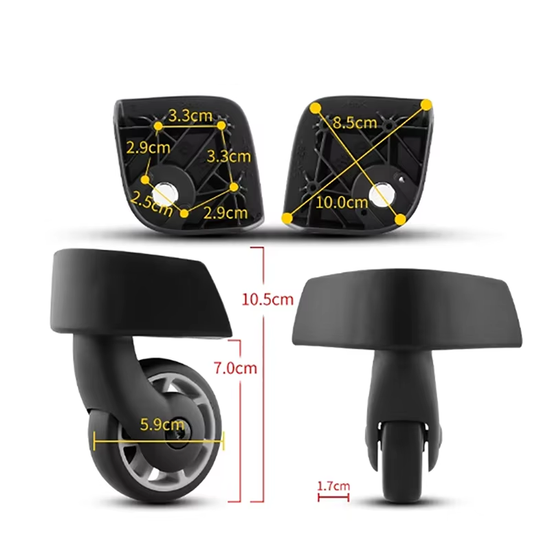 Zestaw do wymiany cichych kółe – Silent Replacement Luggage Wheels recenzja i cena