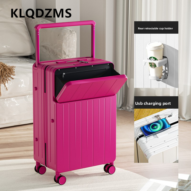 Walizka wielofunkcyjna KLQDZMS – Front Opening Laptop Luggage 24 Inch recenzja i cena