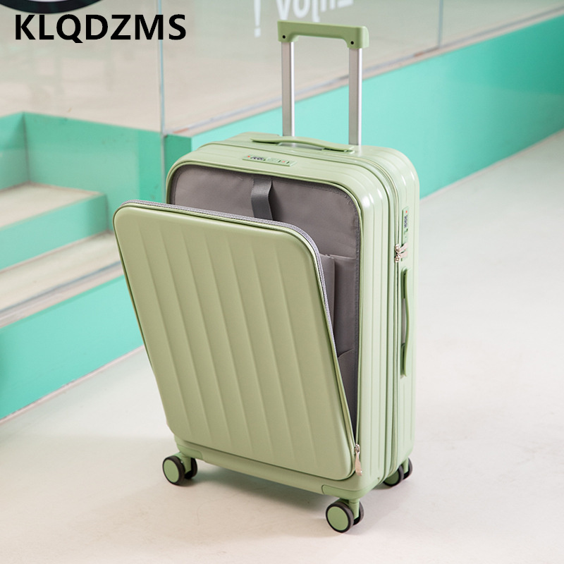 Wielofunkcyjna walizka KLQDZMS – Front Opening Laptop Luggage 24 Inch recenzja i cena