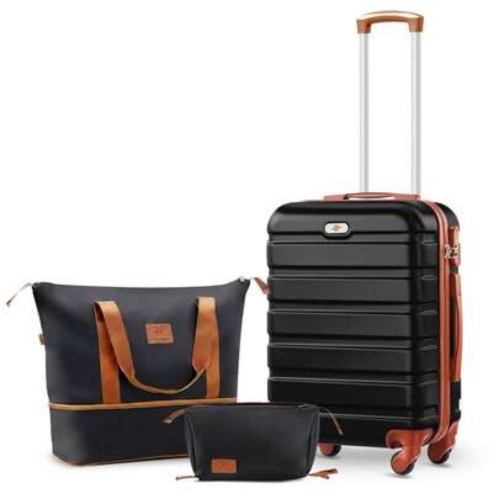 3-częściowy zestaw bagażu podr – Expandable Hard Shell Luggage Set recenzja i cena