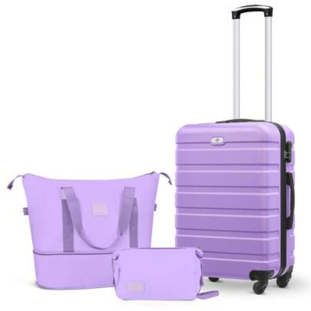 3-częściowy zestaw bagażu podr – Expandable Hard Shell Luggage Set recenzja i cena