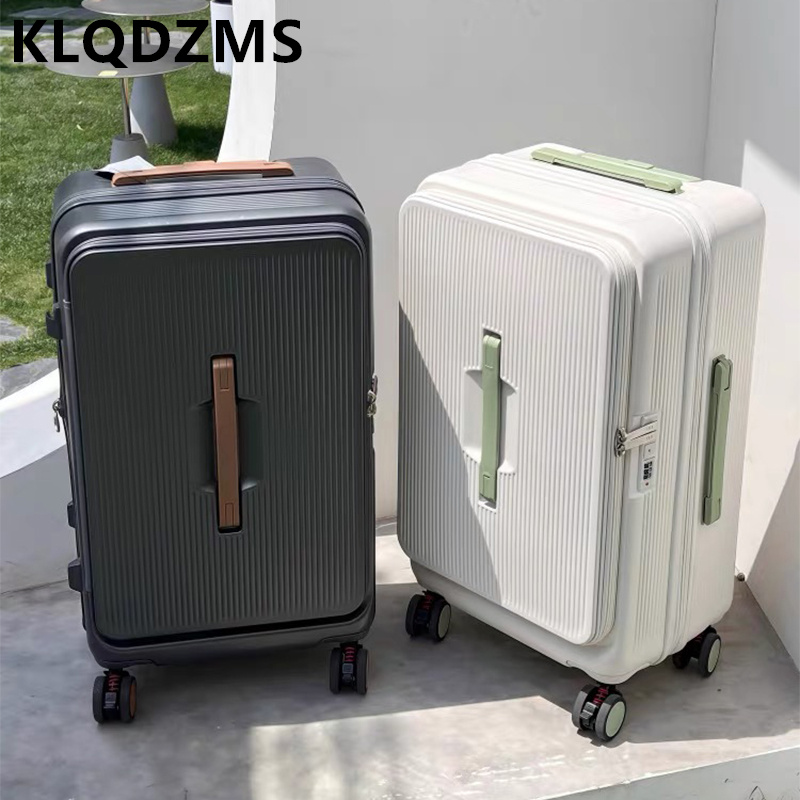 Walizka na kółkach KLQDZMS z p – Front Opening Laptop Luggage 24 Inch recenzja i cena