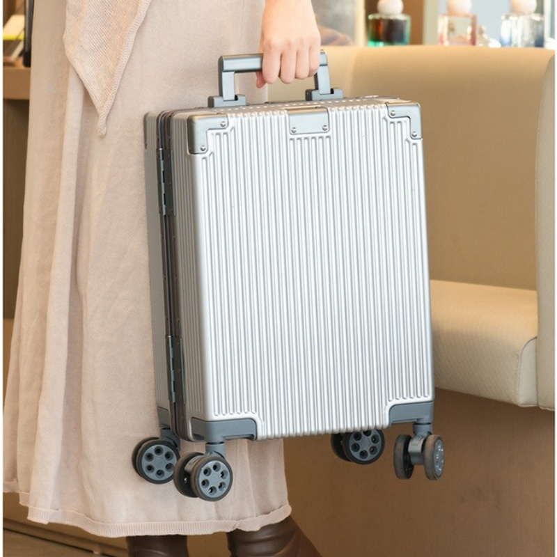 Walizka podręczna 16 cali, min – Aluminum Frame Carry On Luggage recenzja i cena