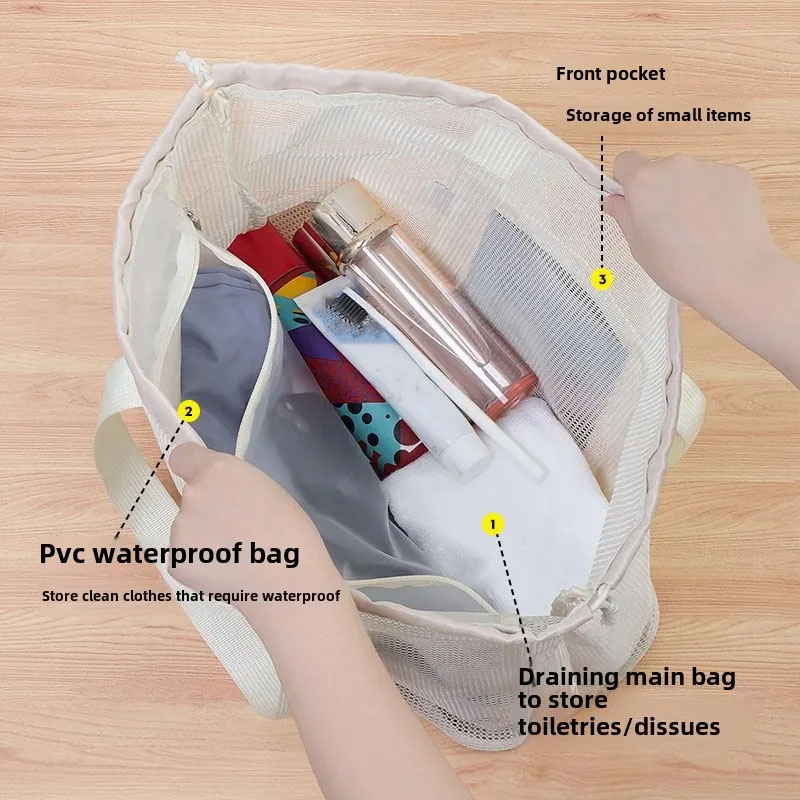 Torba plażowa o dużej pojemnoś – Cosmetic Bags recenzja i cena