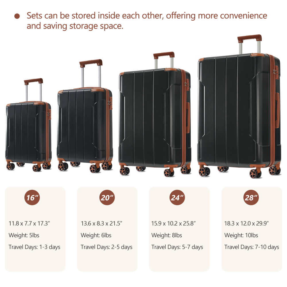 Zestawy walizek typu hardshell – Expandable Hard Shell Luggage Set recenzja i cena