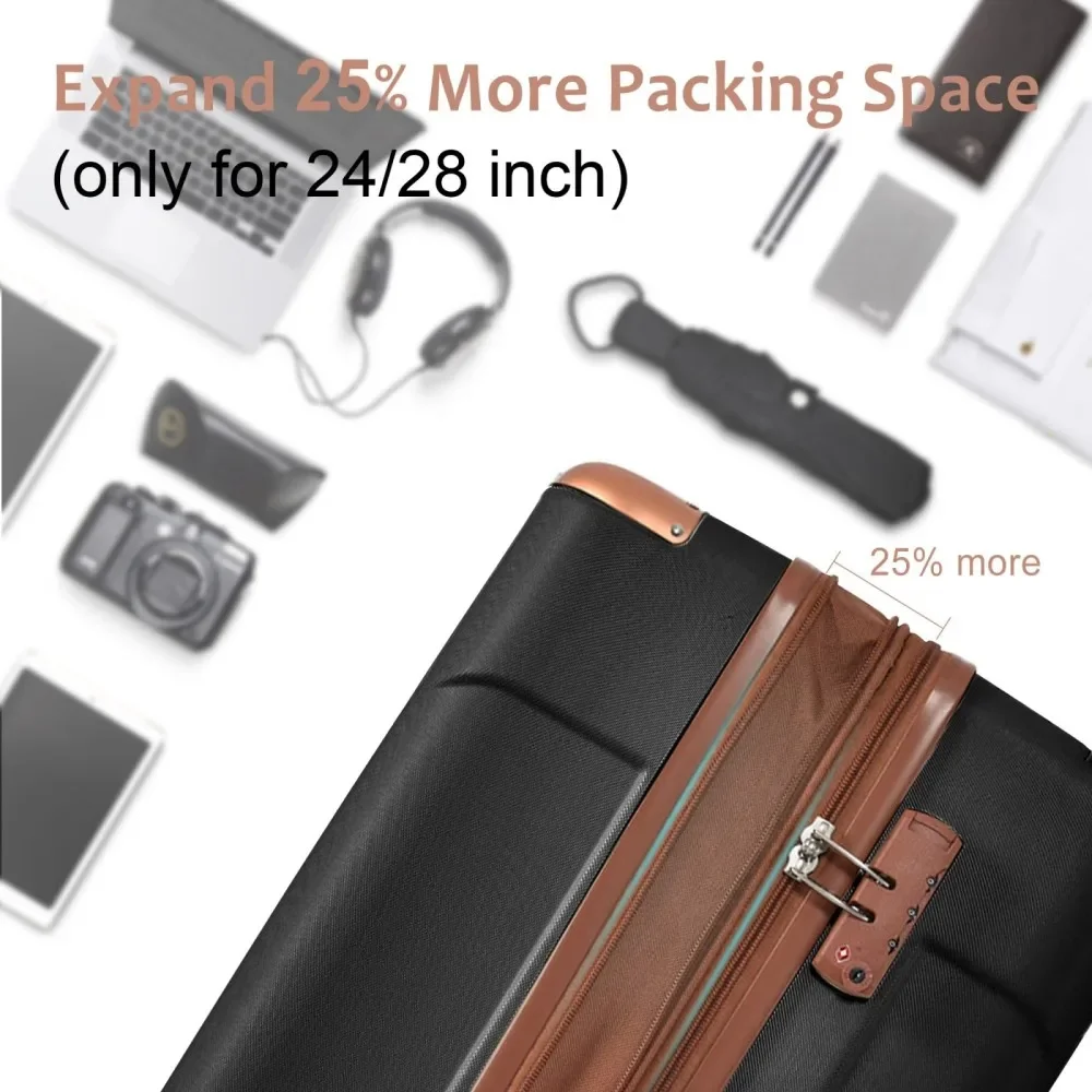Zestawy walizek 3-częściowe, r – Expandable Hard Shell Luggage Set recenzja i cena
