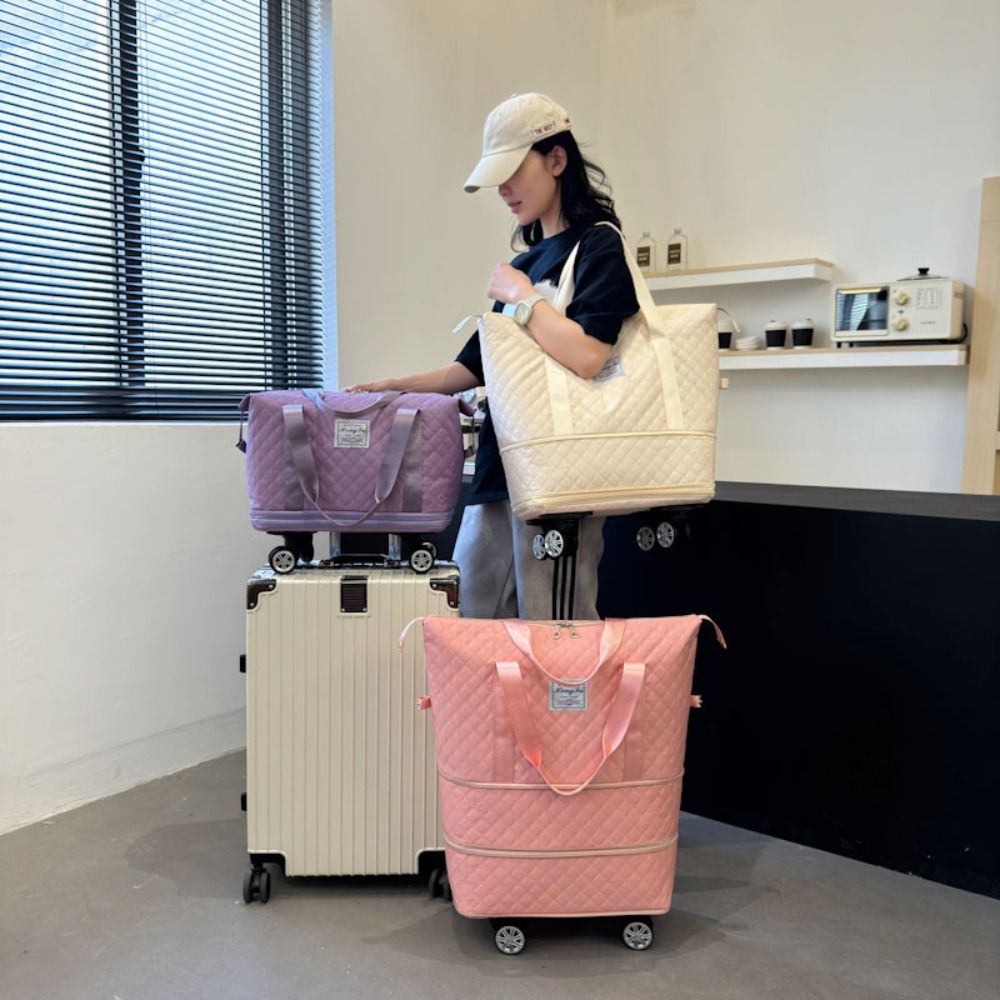 Nowa torba podróżna z tkaniny  – Foldable Rolling Luggage Bag recenzja i cena