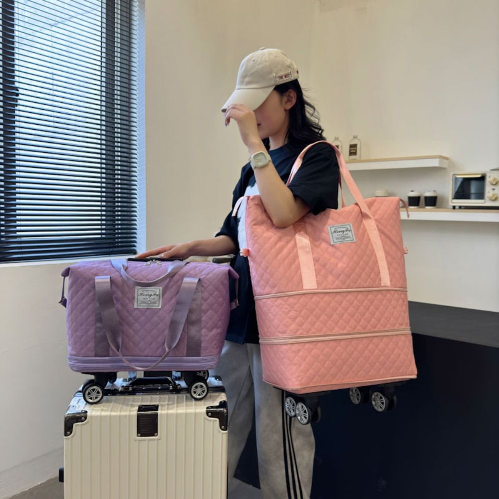 Nowa torba podróżna z tkaniny  – Foldable Rolling Luggage Bag recenzja i cena