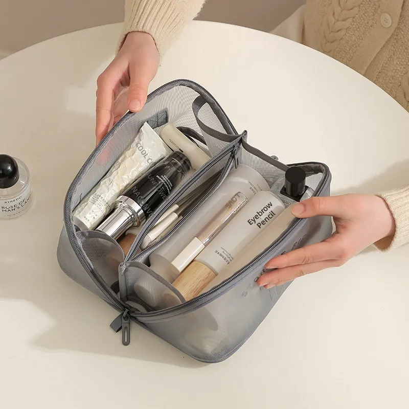 Duża kosmetyczka z siatki, odd – Cosmetic Bags recenzja i cena