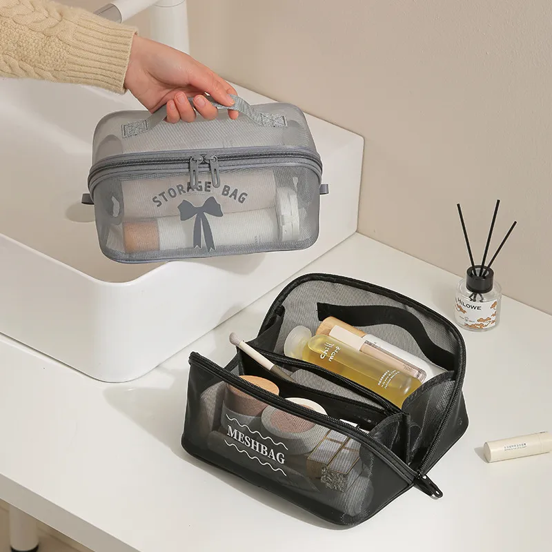 Duża kosmetyczka z siatki, odd – Cosmetic Bags recenzja i cena