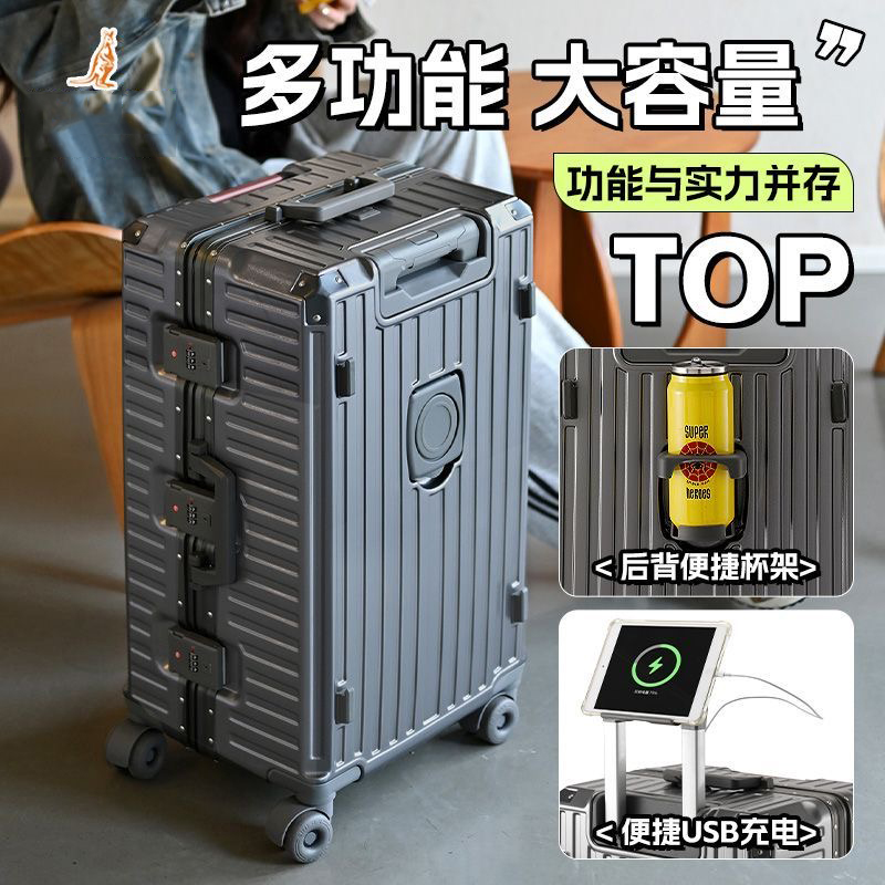 Duża walizka podróżna z alumin – Aluminum Frame Carry On Luggage recenzja i cena