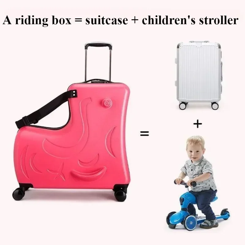 Walizka na kółkach dla dzieci, – Kids Ride On Suitcase Scooter recenzja i cena