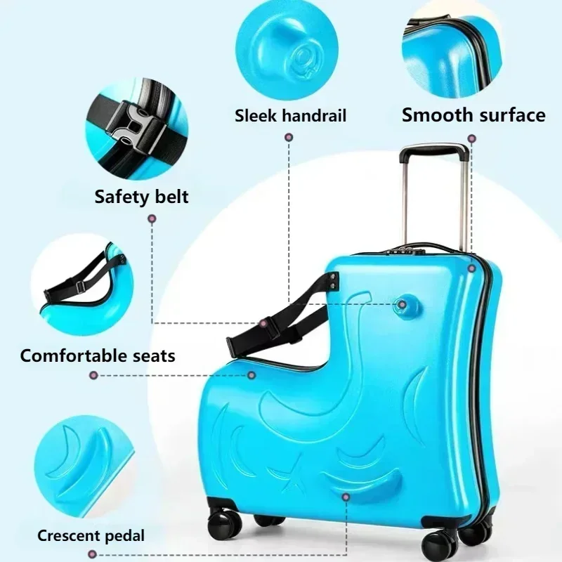 Walizka na kółkach dla dzieci, – Kids Ride On Suitcase Scooter recenzja i cena